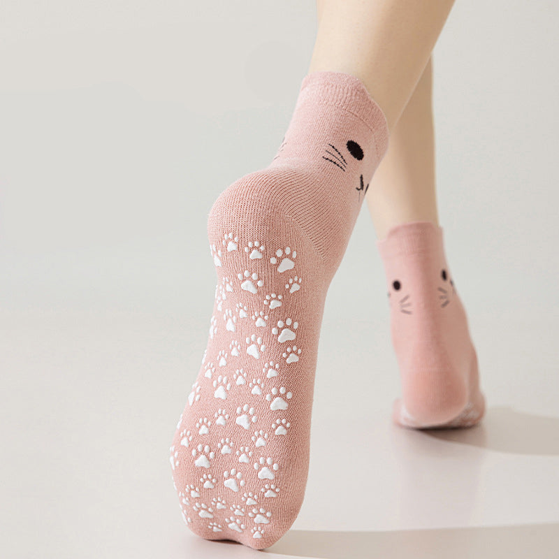 Casual Cat Print Socks