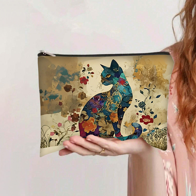 Vintage Cat Pattern Bag