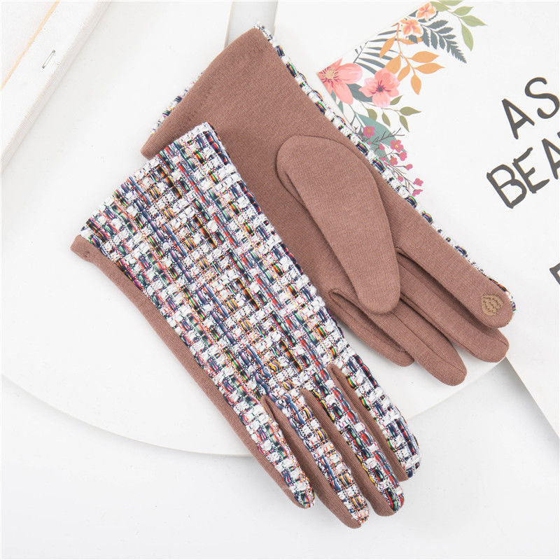 Warm Plaid Gloves