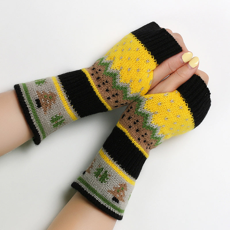 Christmas Knitted Gloves