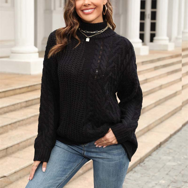 Casual Cable Knit Sweater
