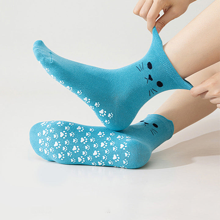 Casual Cat Print Socks