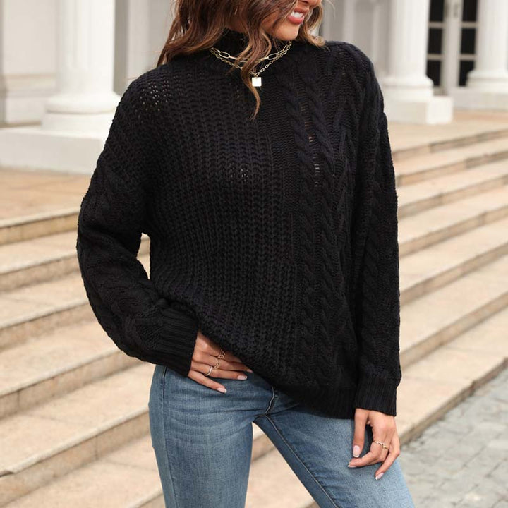 Casual Cable Knit Sweater