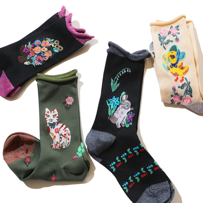 Vintage Casual Socks