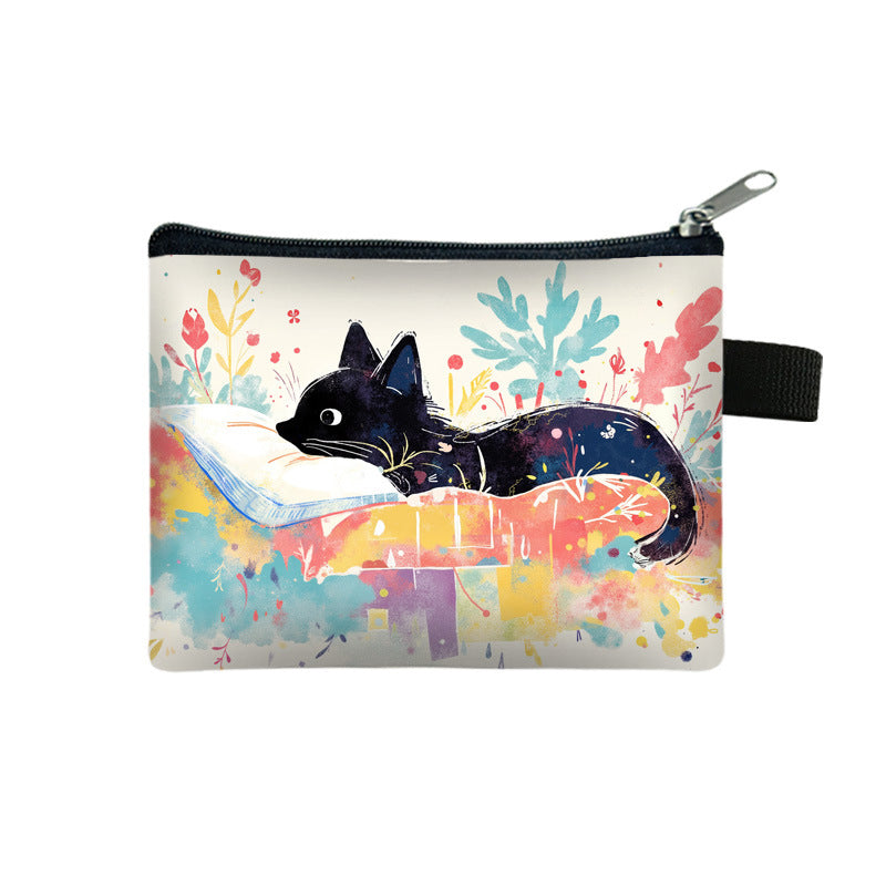 Cartoon Cat Coin Purse
