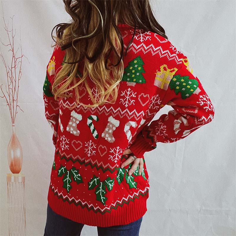 Casual Christmas Knit Sweater