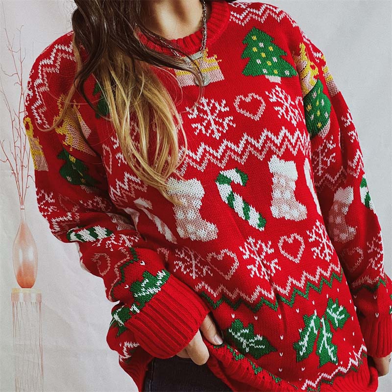Casual Christmas Knit Sweater