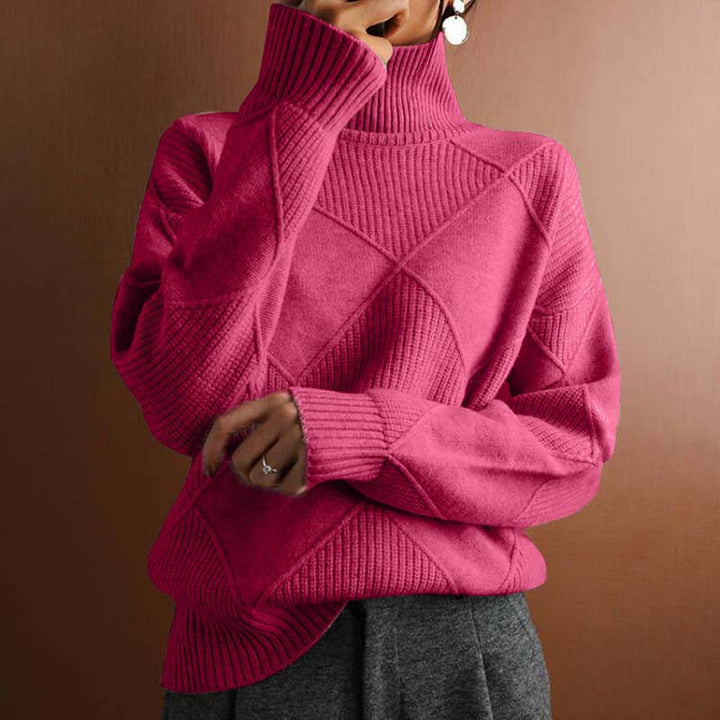 Casual Solid Colour Knit Sweater