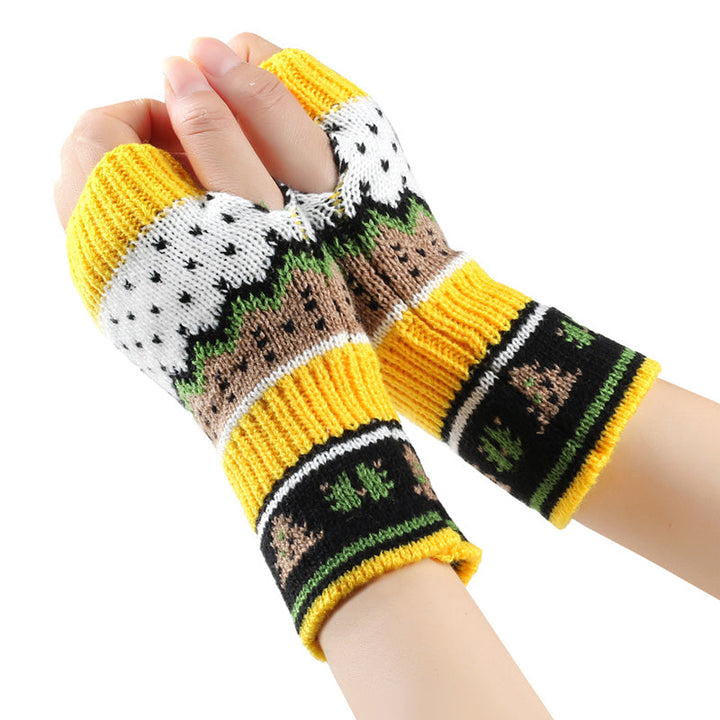 Christmas Knitted Gloves
