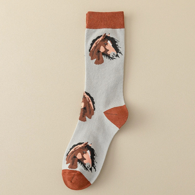 Casual Animal Print Socks