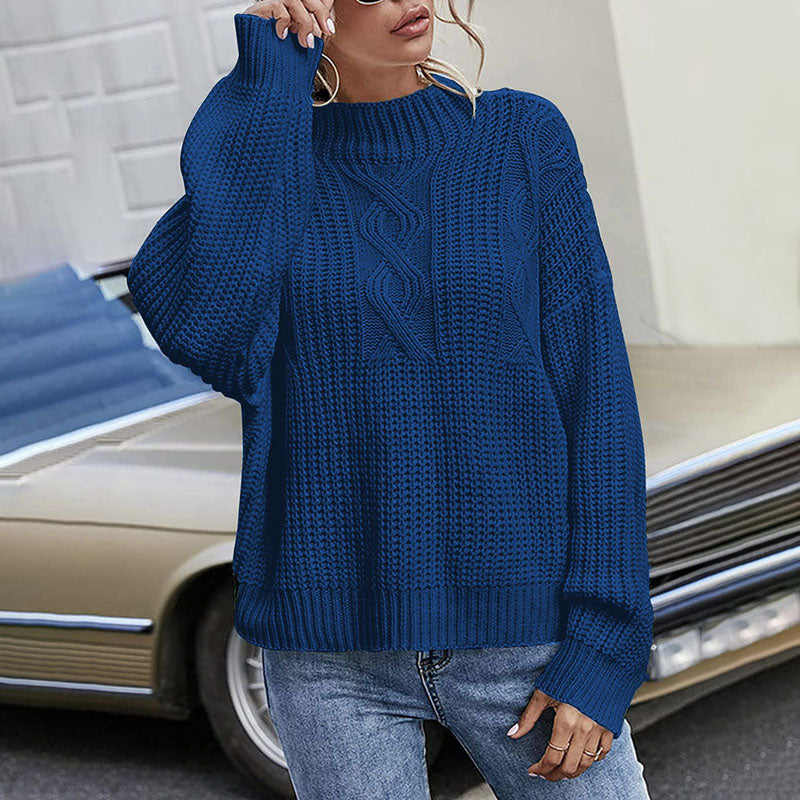 Casual Cable Knit Sweater