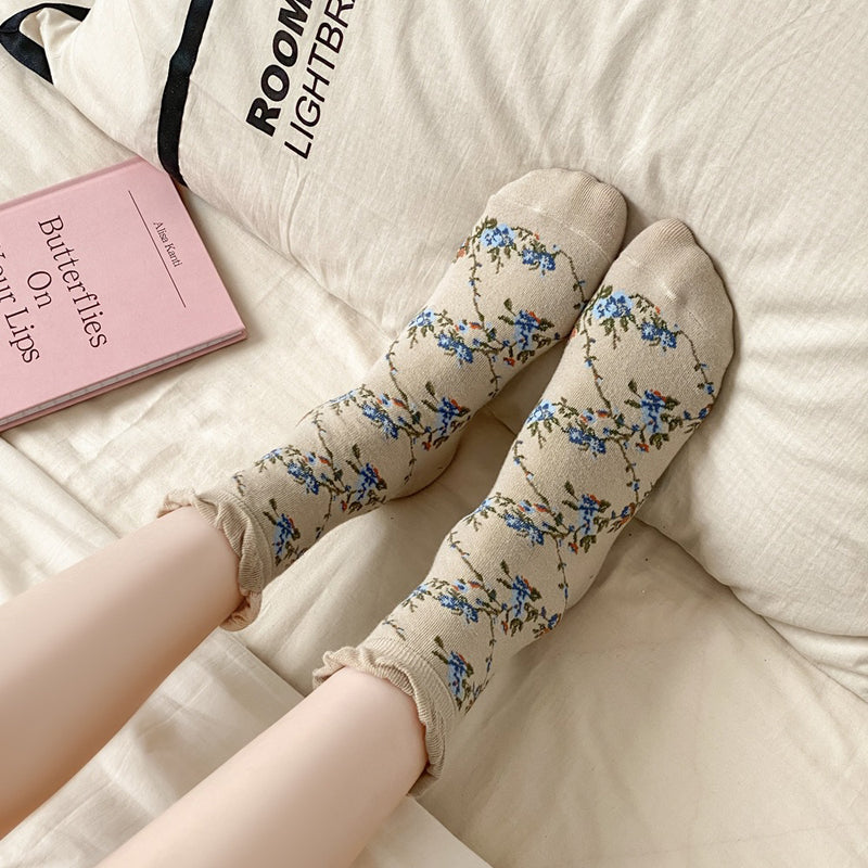 Vintage Floral Socks