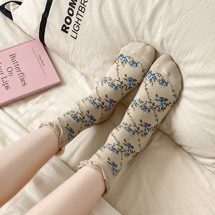Vintage Floral Socks