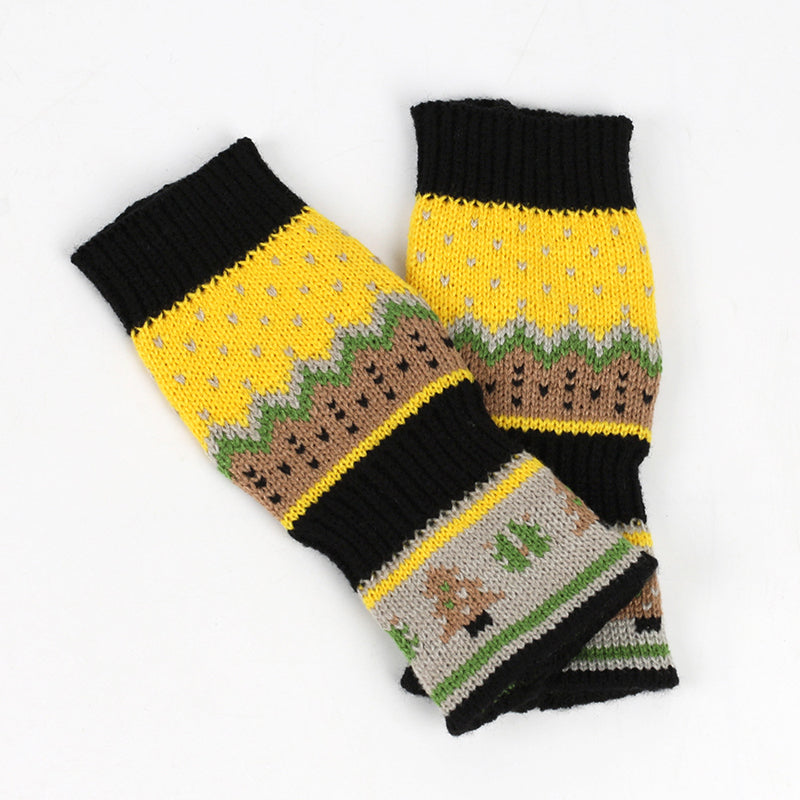 Christmas Knitted Gloves