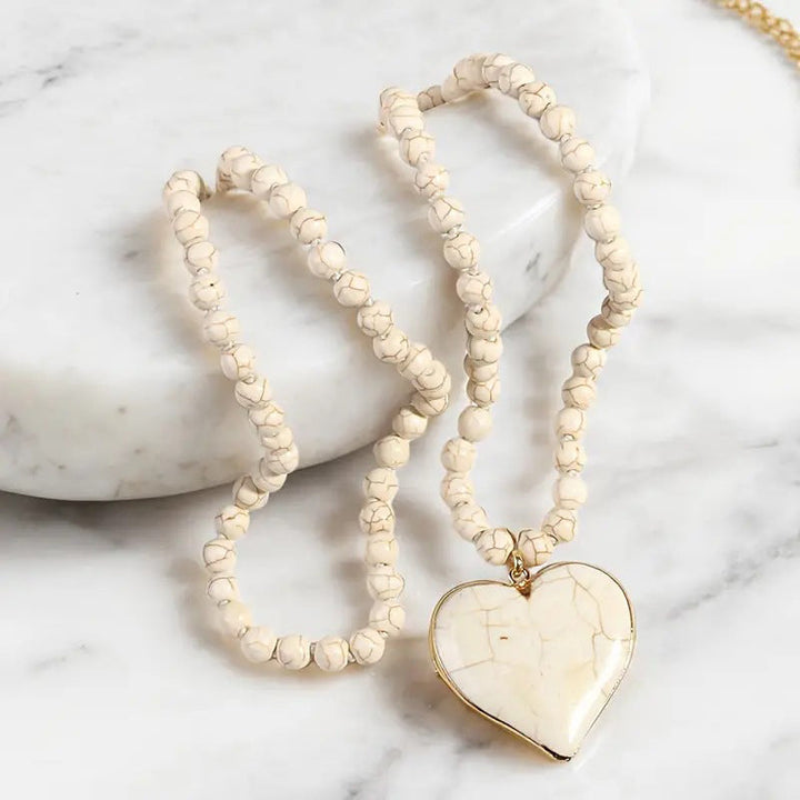 Bohemian Beaded Pendant Necklace