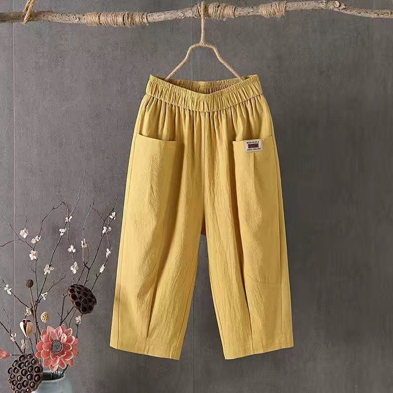 【Cotton And Linen】Comfortable Casual Trousers