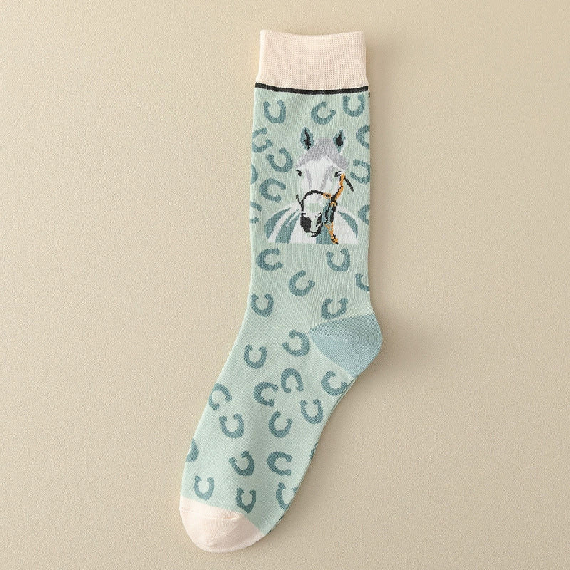 Casual Animal Print Socks