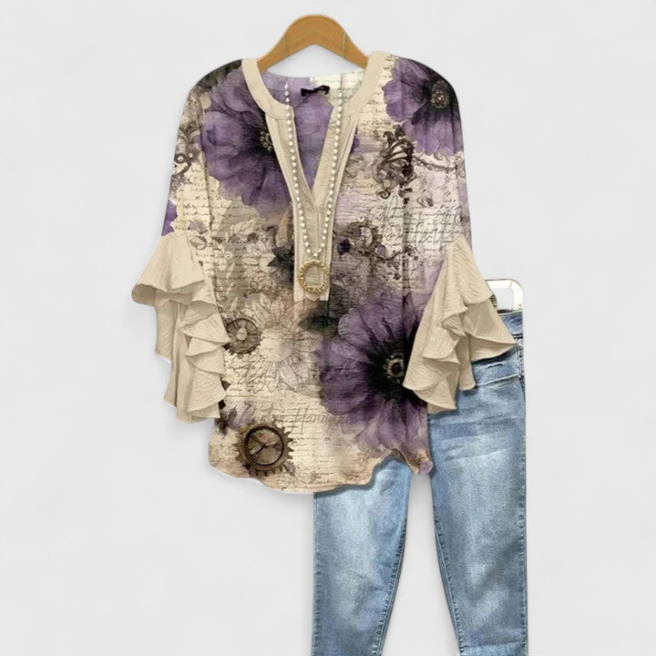 Isabella - Élégante Blouse Artistique