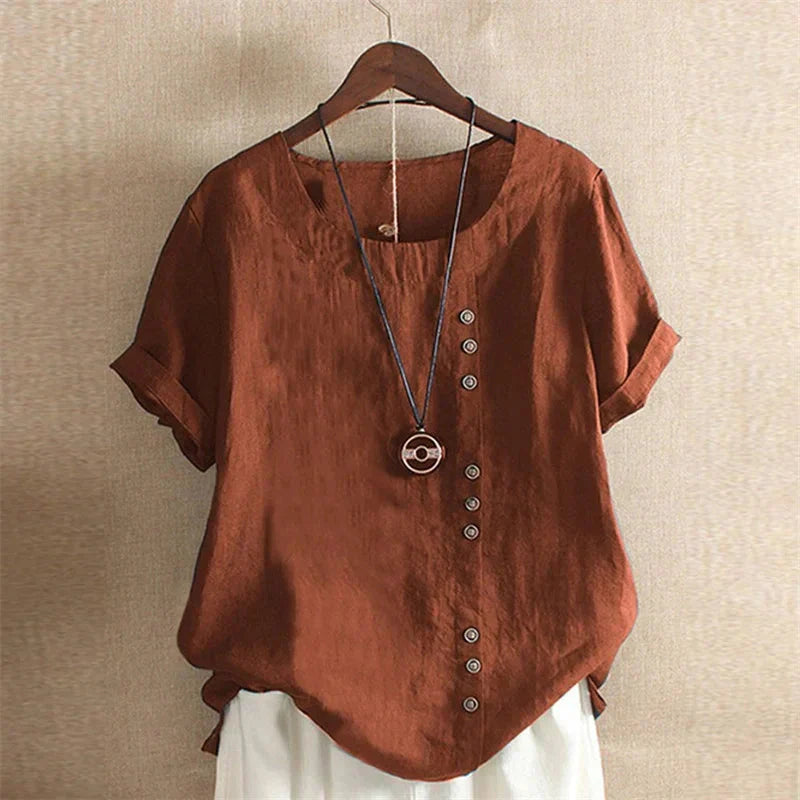 Laura - Élégante Blouse Décontractée