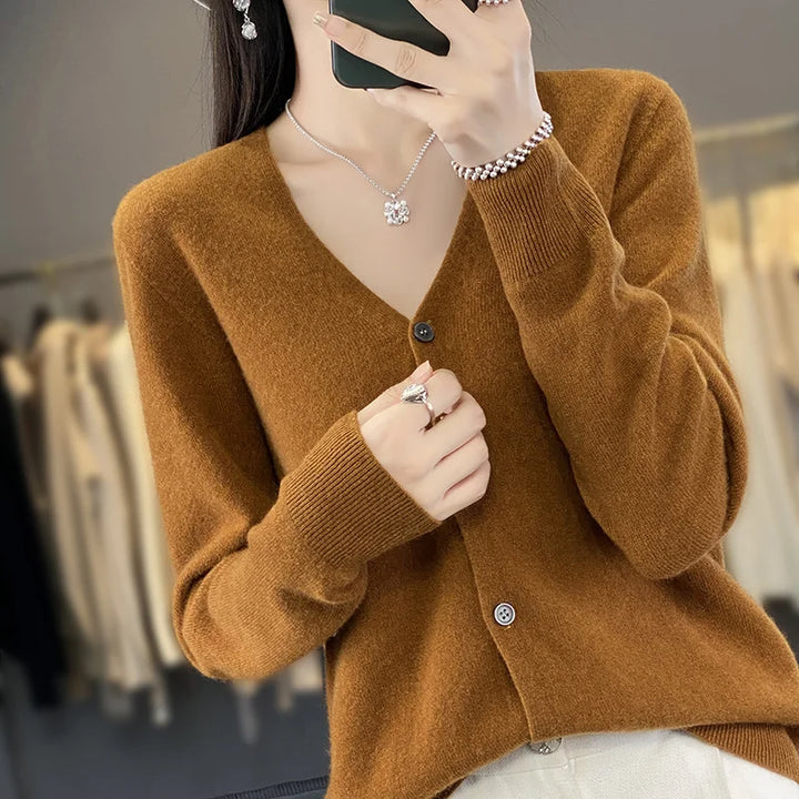 Odessia - Cardigan Cachemire Élégant