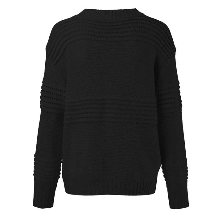 Casual Hollow Knit Sweater