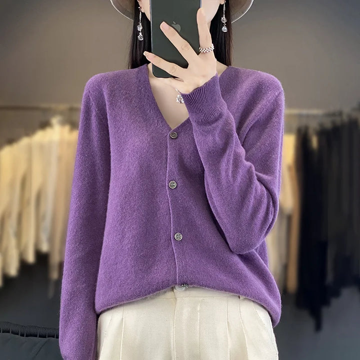 Odessia - Cardigan Cachemire Élégant