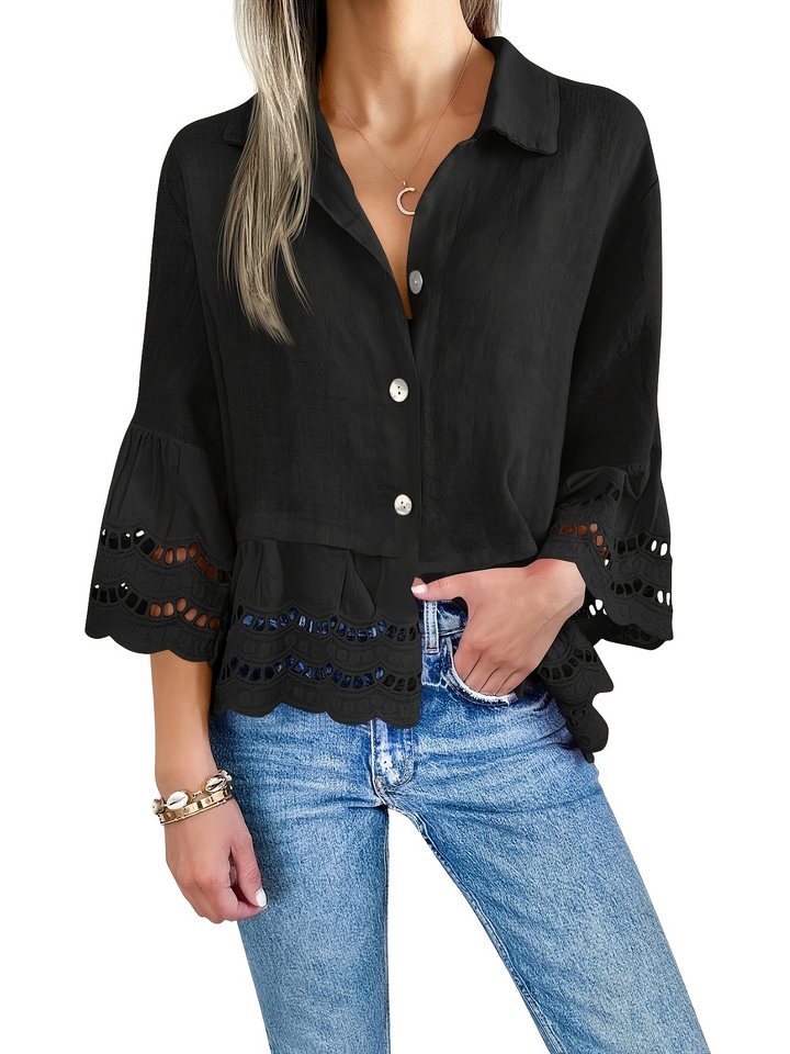 Emily - Blouse Aérée Chic