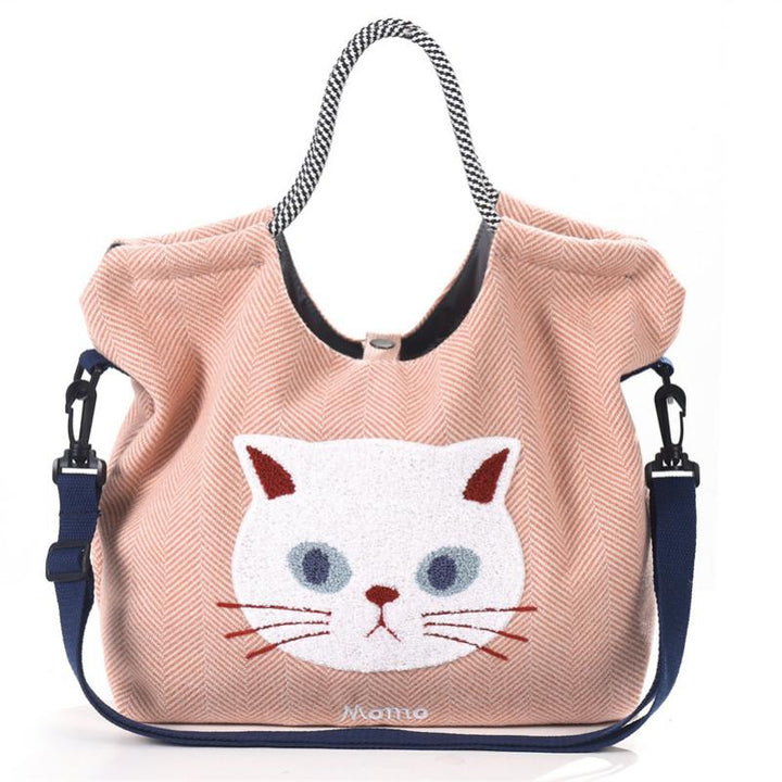 Casual Cat Pattern Bag