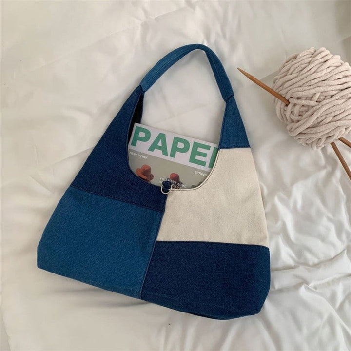 Vintage Colour Block Bag
