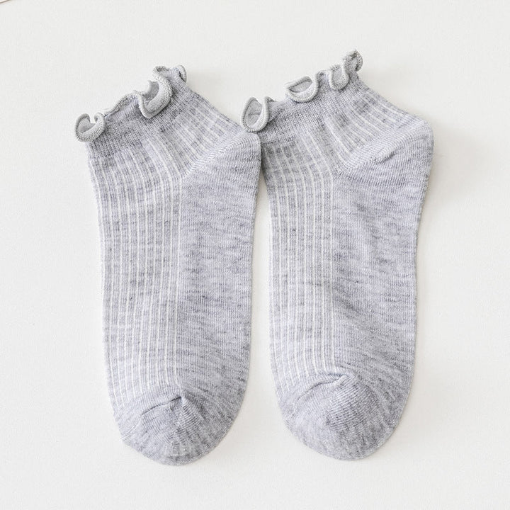 Solid Colour Casual Socks