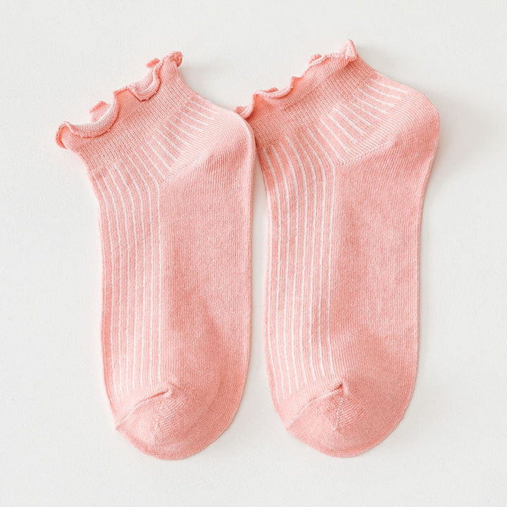 Solid Colour Casual Socks