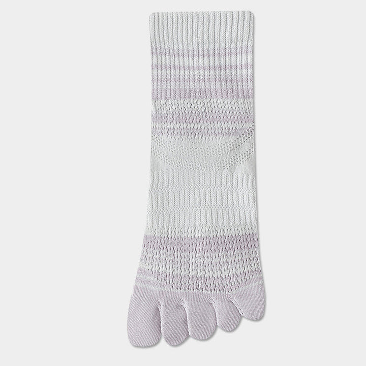 Colourful Striped Five-Toe Socks