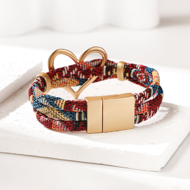 Vintage Heart Bracelet