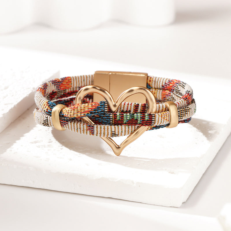 Vintage Heart Bracelet