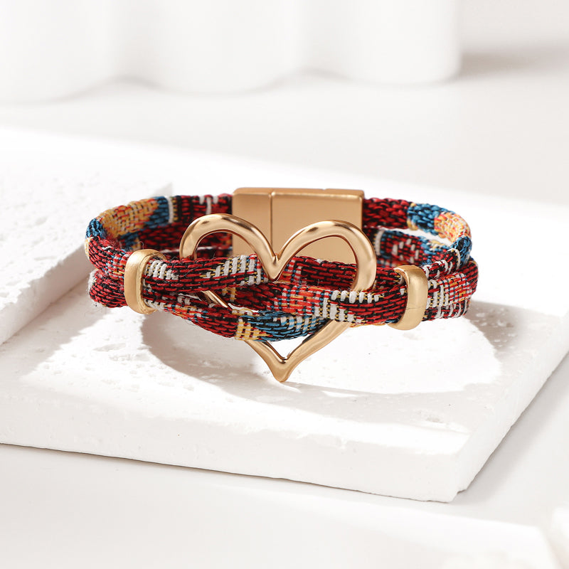 Vintage Heart Bracelet