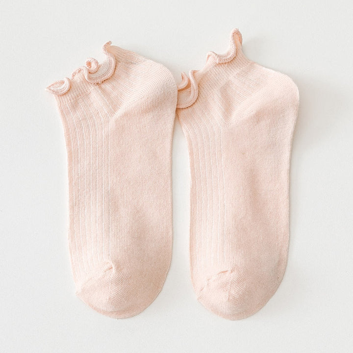 Solid Colour Casual Socks