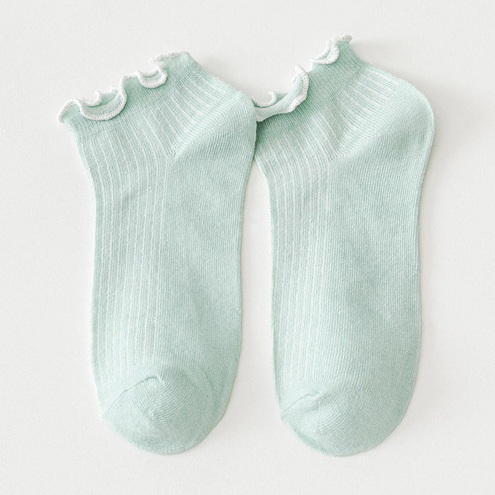Solid Colour Casual Socks