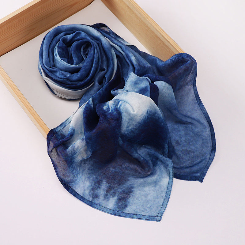 Ethnic Gradient Shawl