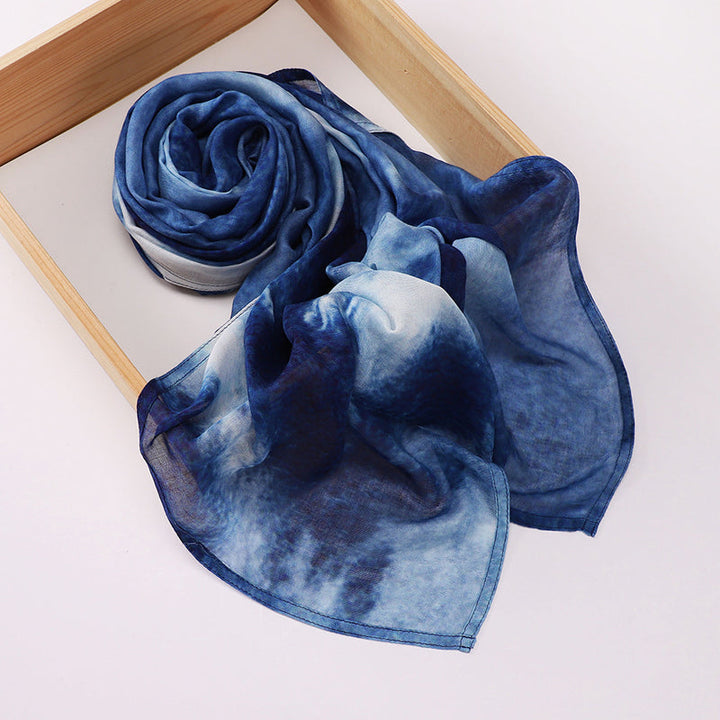Ethnic Gradient Shawl