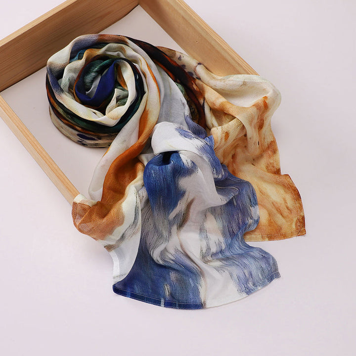Ethnic Gradient Shawl