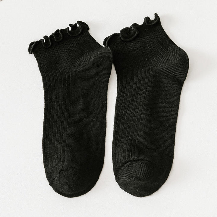 Solid Colour Casual Socks
