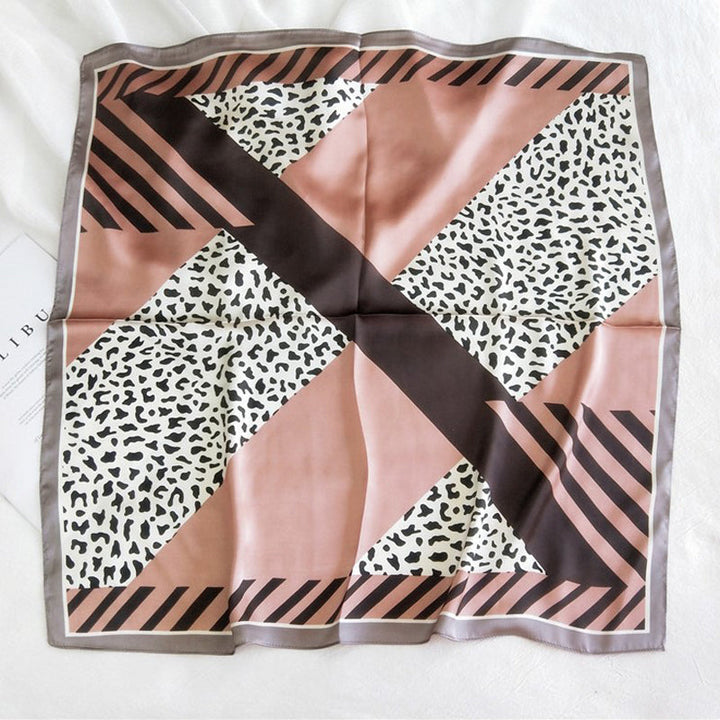 Vintage Leopard Print Scarf