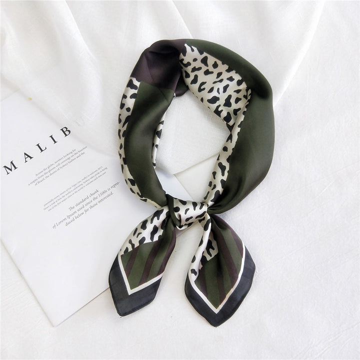 Vintage Leopard Print Scarf