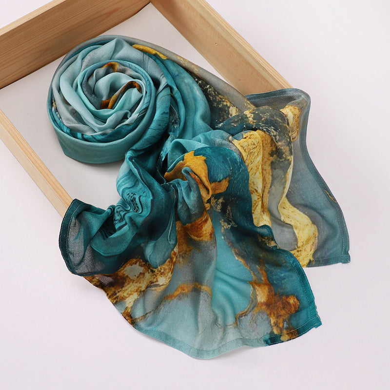 Ethnic Gradient Shawl