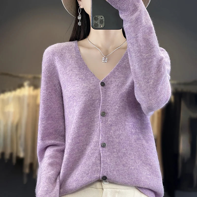 Odessia - Cardigan Cachemire Élégant