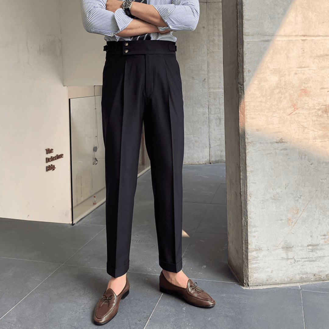 Edward - Pantalons Taille Haute Élégants