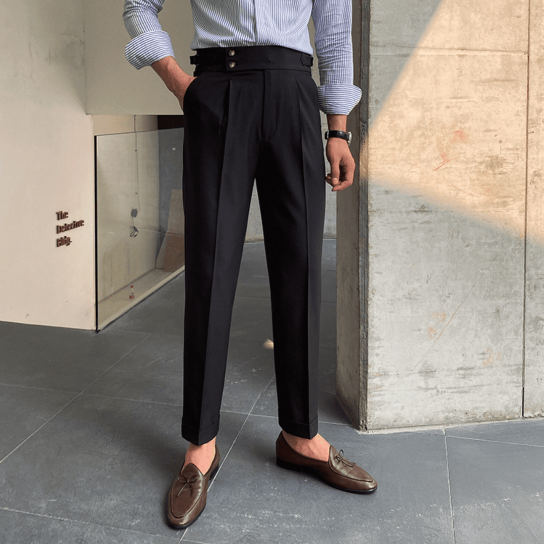 Edward - Pantalons Taille Haute Élégants