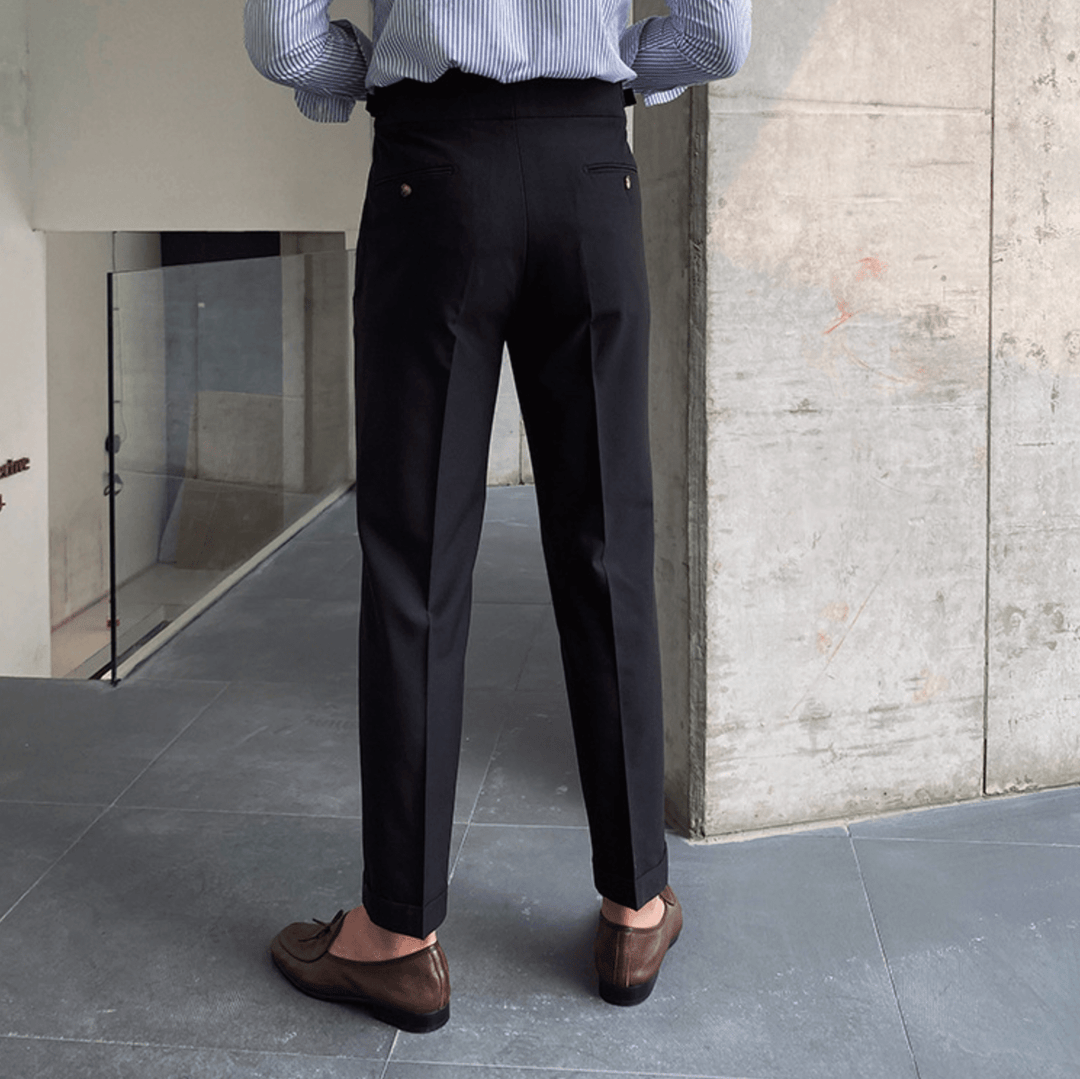Edward - Pantalons Taille Haute Élégants
