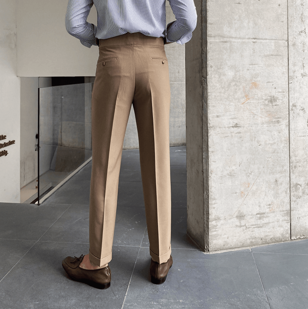 Edward - Pantalons Taille Haute Élégants