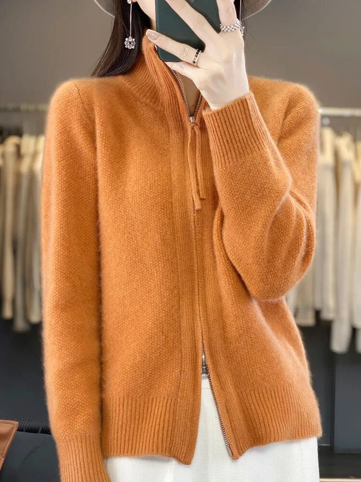 Piera - Cardigan Zippé Confortable